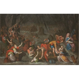 Картина "Всемирный потоп", конец 17 - начало 18 века